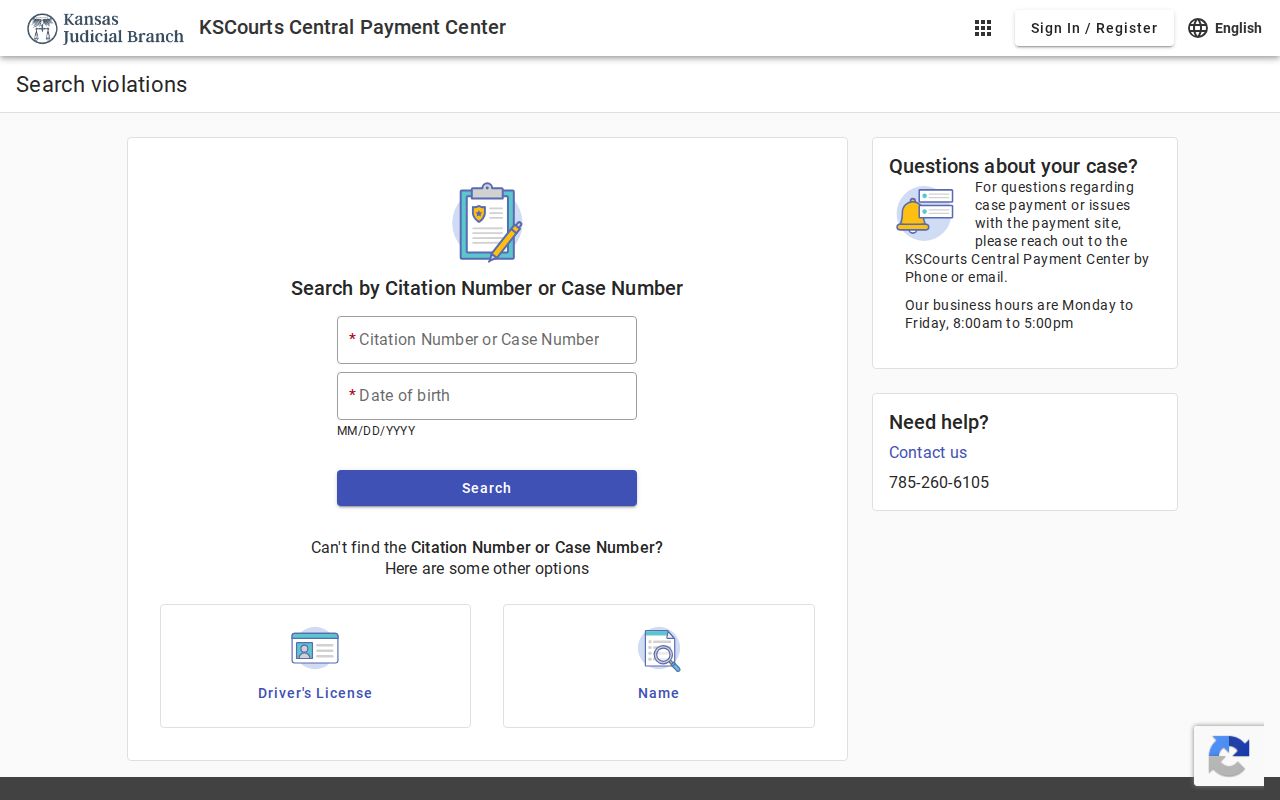 Cloud County court schedule case search at the payment center