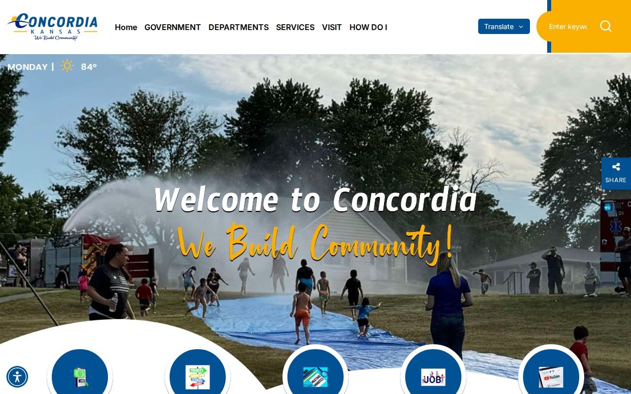 Official City of Concordia website
